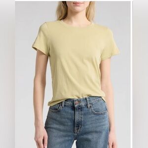 100% Cotton Vintage Crewneck Cotton T-Shirt